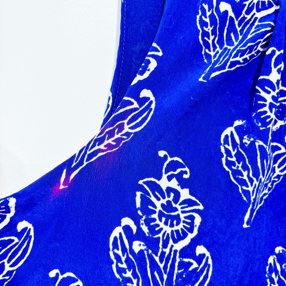 MAEVE Silk floral purple dress - Picture 4 of 9